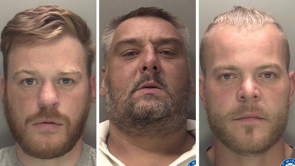 Three mugshots