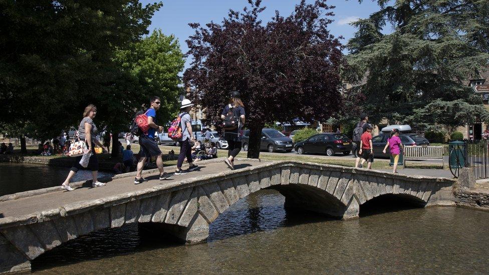 Bridge in Bourton-on-the-Water, Cotswolds