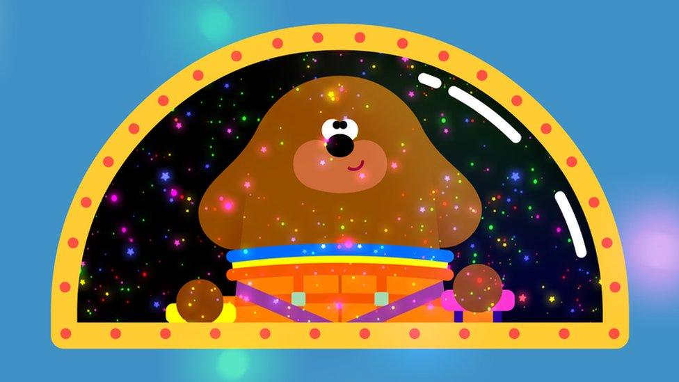 Duggee from Hey Duggee.