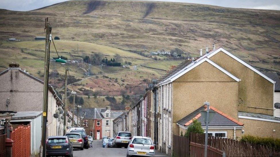 Ebbw Vale in Blaenau Gwent