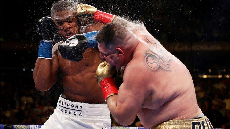 Andy Ruiz Jr. takes on Anthony Joshua