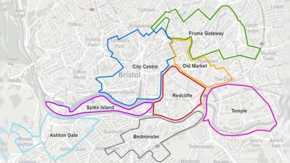 A map of planned district heat networks