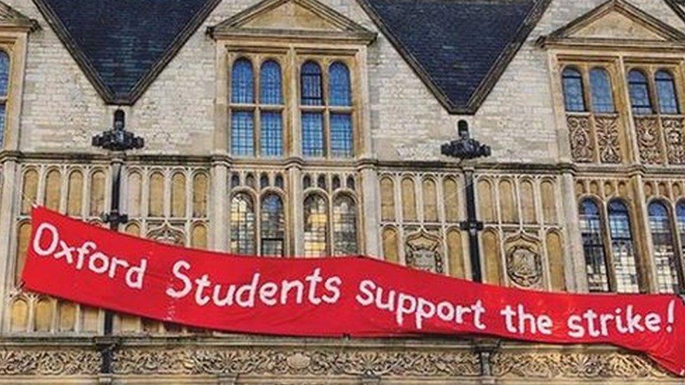 Oxford student banner