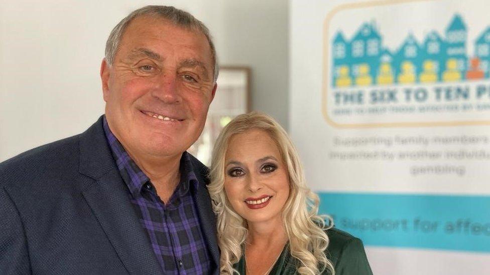 Peter Shilton and his wife Steph