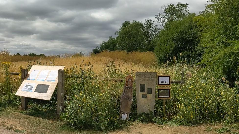 Irthlingborough Bronze Age bowl barrow