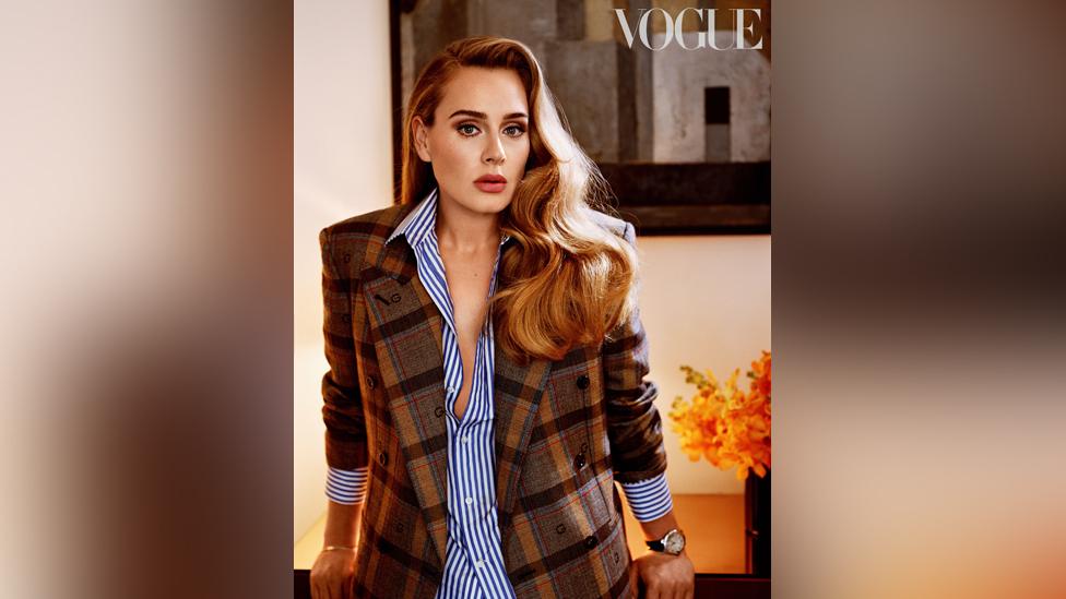 Adele on the cover of Vogue