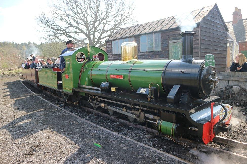 River Irt, a 15-inch gauge locomotive