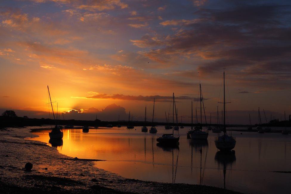 Sunrise on the River Crouch