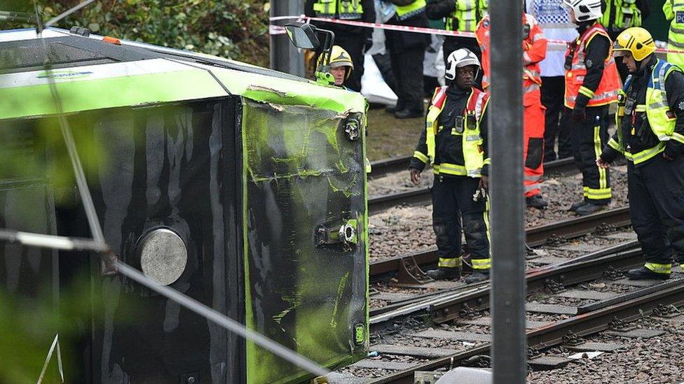 Tram crash