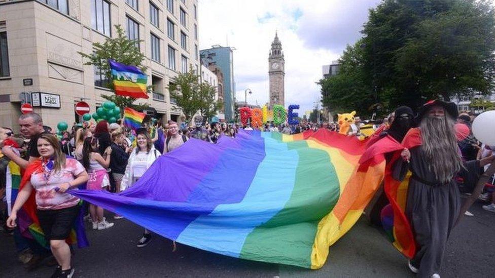 Several thousand people took part in last year's Pride Parade