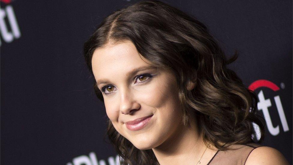 At 14, actress Millie Bobby Brown was the youngest on the list