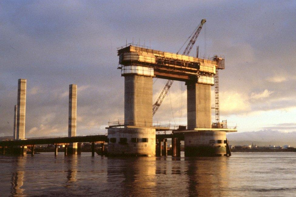 Kessock Bridge construction