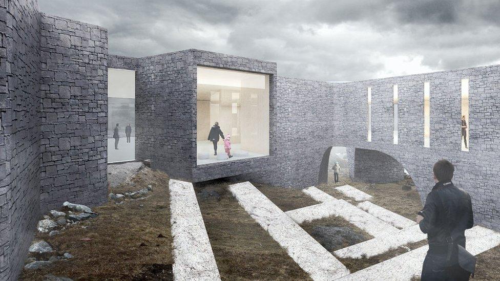 Illustration of proposed new St Kilda visitor centre