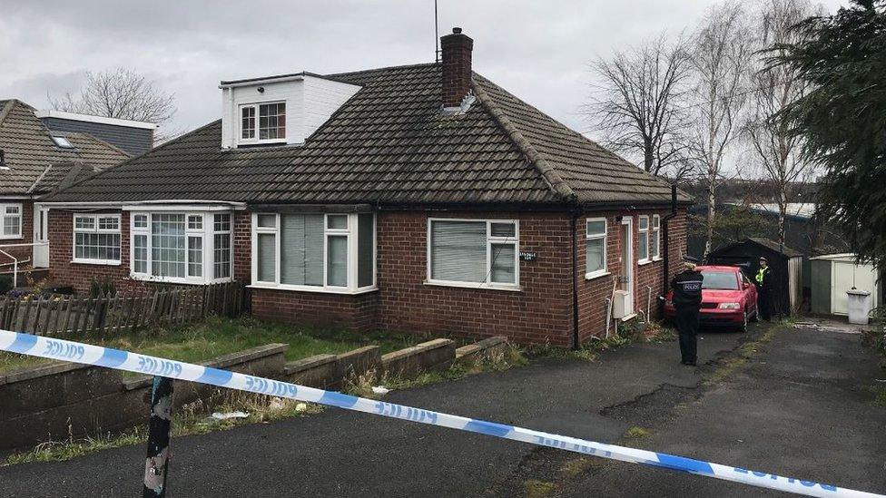 Two houses are being searched by police in Savile Town, Dewsbury