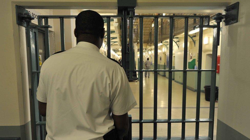 Prison officer in Wormwood Scrubs