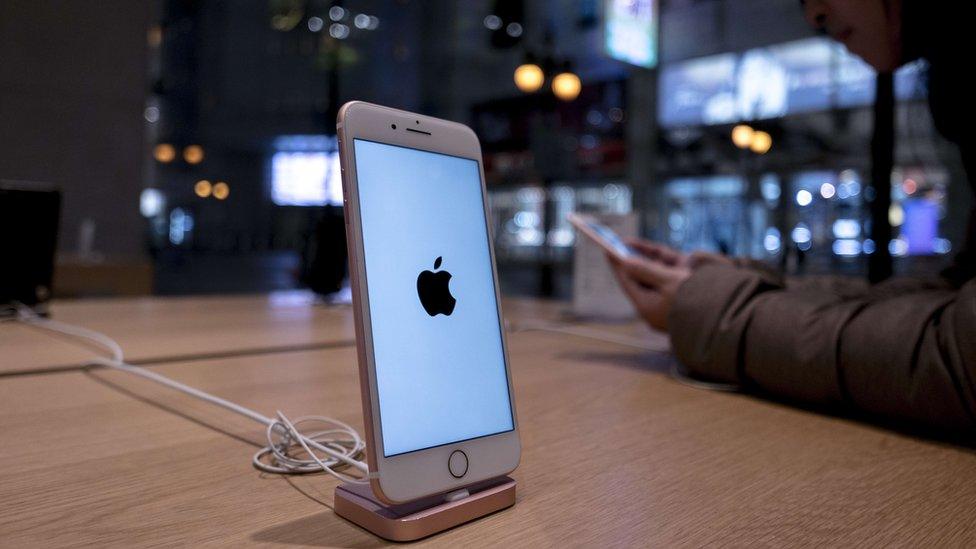 iPhone 7 exhibited in Apple store, China, 2016