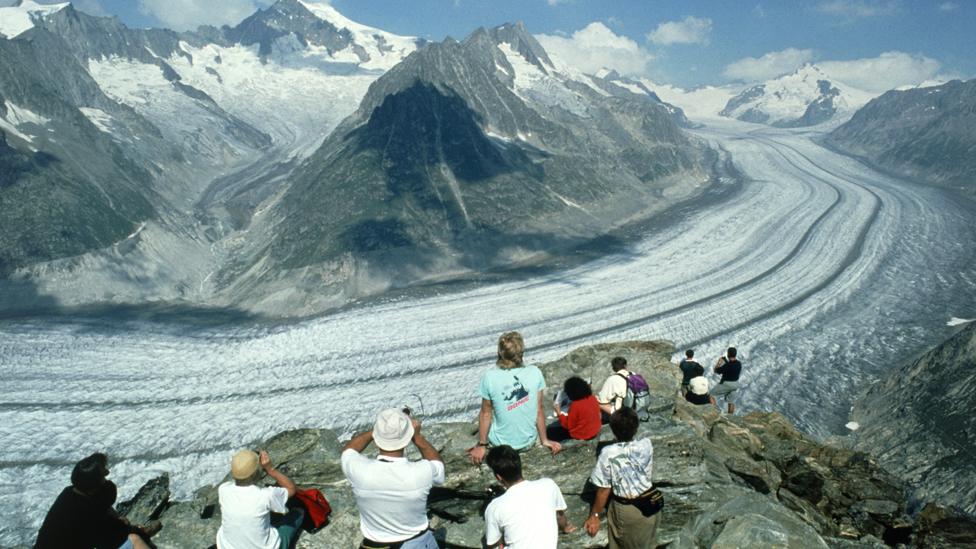 The Aletsch glacier