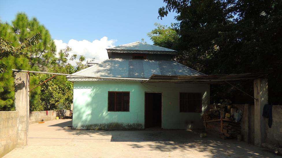 The house which now stands where the school once was