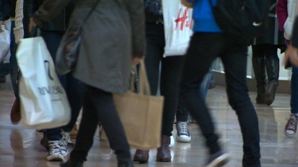 Footfall in Wales has fallen for 14 months in a row