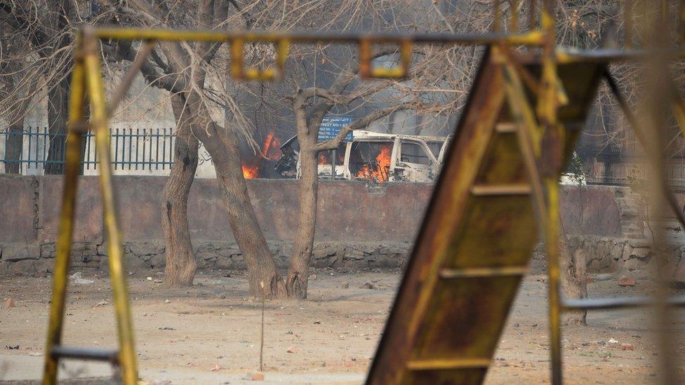 Playground near Save the Children offices in Jalalabad on 24 January 2018