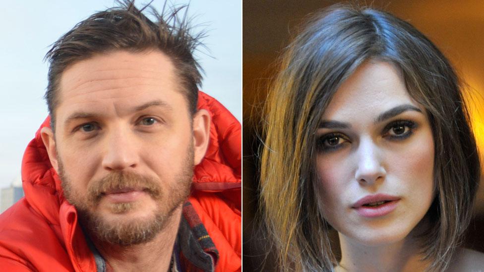 Tom Hardy and Keira Knightley