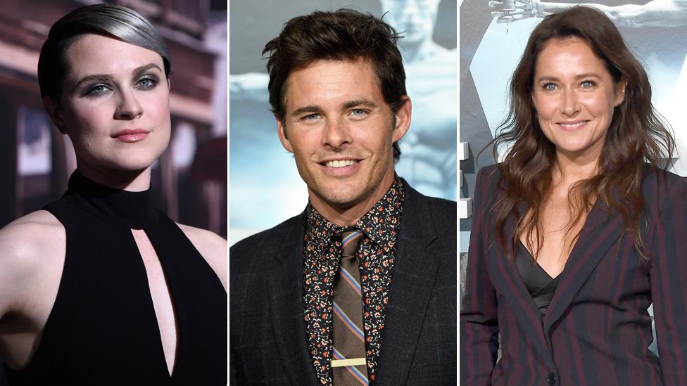 Evan Rachel Wood, James Marsden and Sidse Babett Knudsen