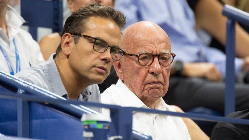 Lachlan and Rupert Murdoch