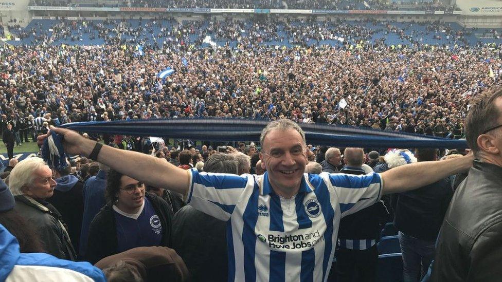 Kieran Maguire at the Amex Stadium