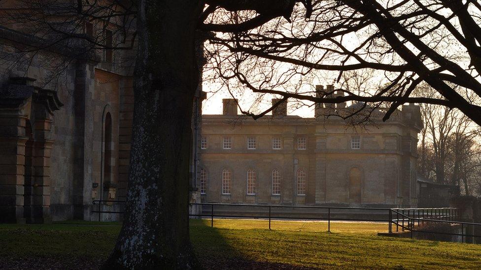 "Sunday sunset at Blenheim palace"