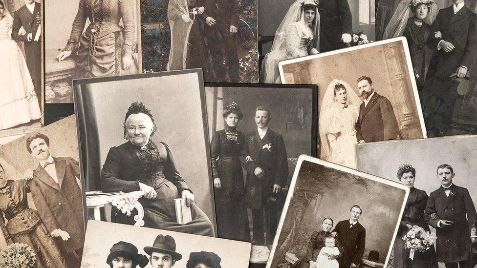 Family and wedding photos circa 1890-1920