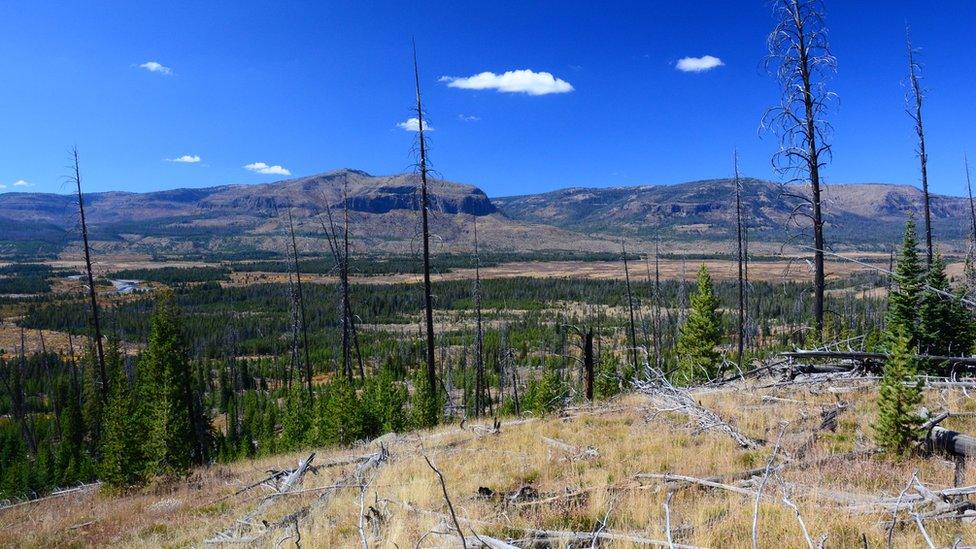 The remotest spot in Wyoming - and in the lower 48 mainland