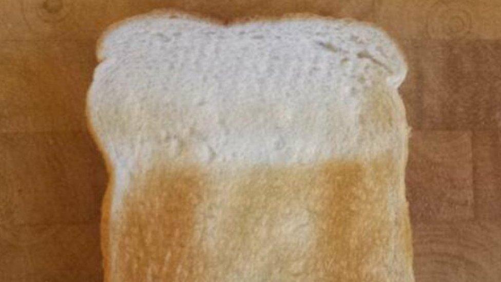 Bread not toasted properly