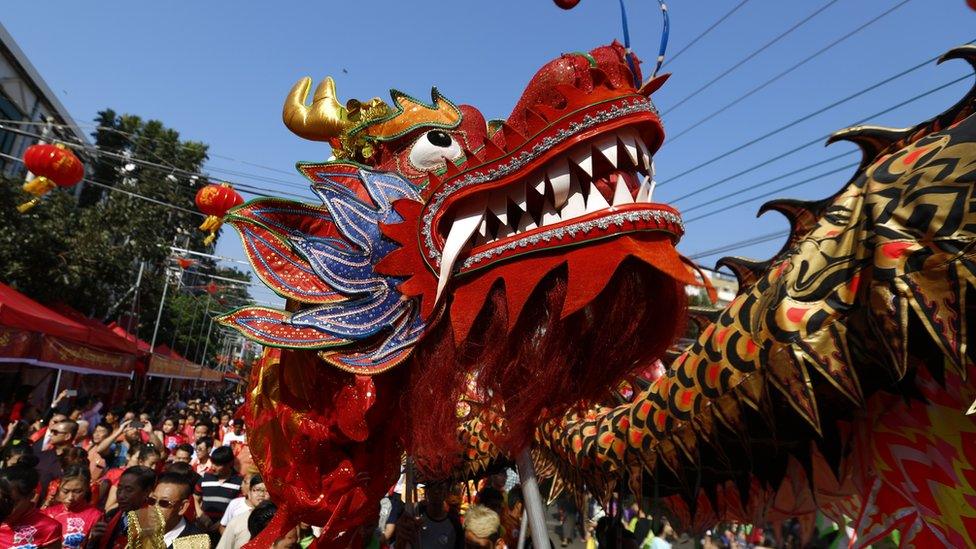 Celebrations in Yangon , Myanmar