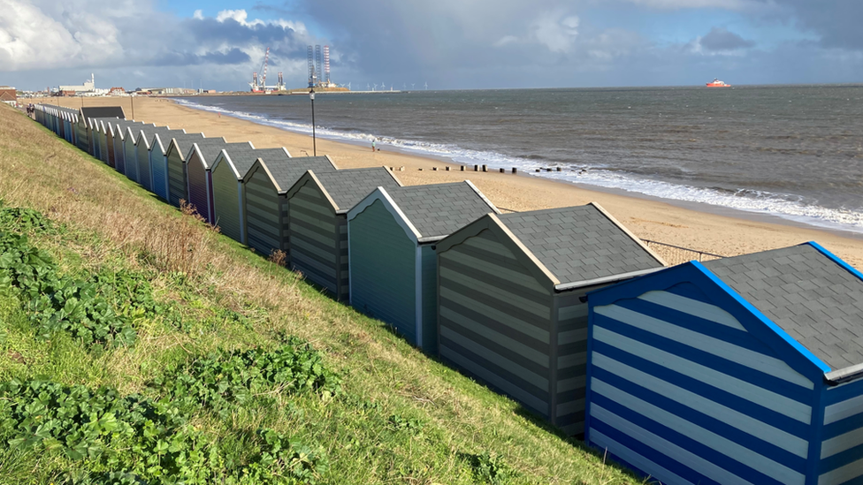 Gorleston beach huts