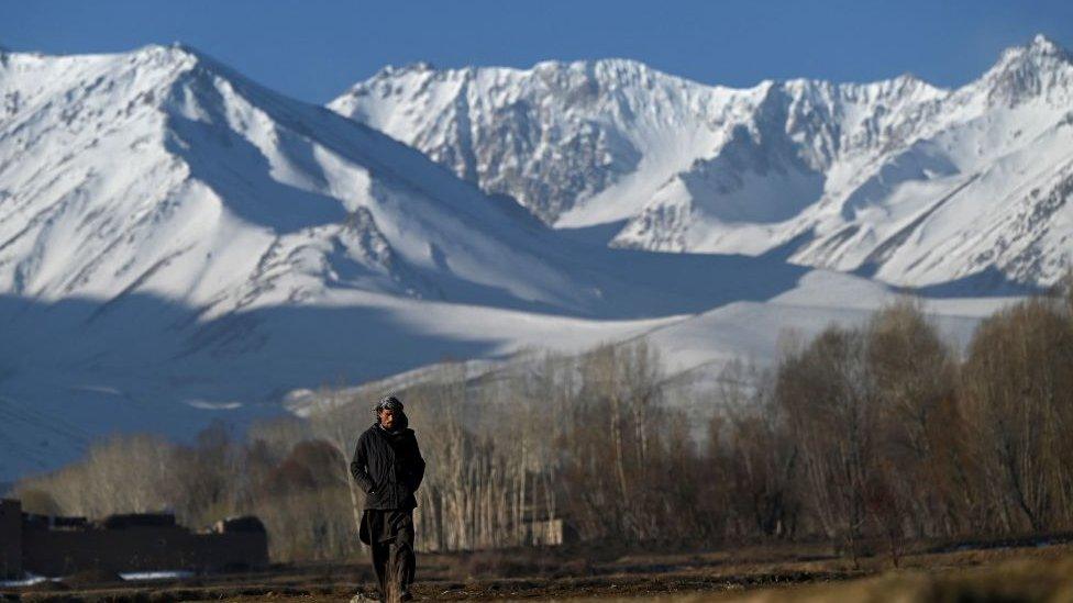 A Hazara man in Bamiyan Province