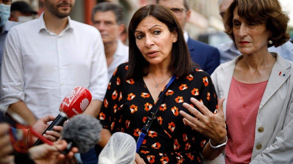 Anne Hidalgo, the incumbent Socialist mayor, won the first round in Paris and is favourite to win again