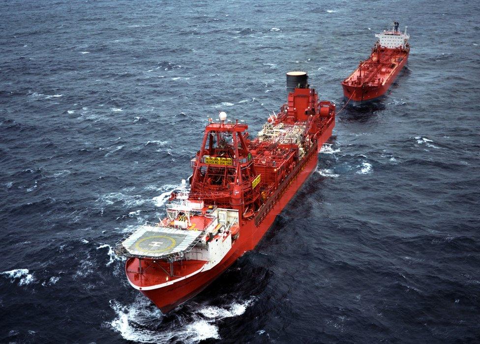 Petrojarl Foinaven floating production storage vessel