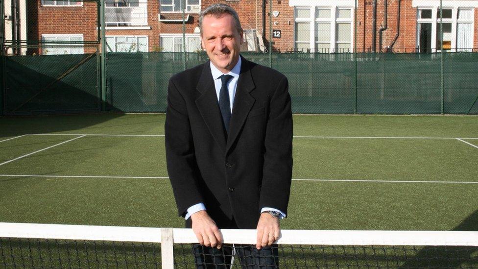 Chris Kermode at the ATP headquarters at Queen's Club, London