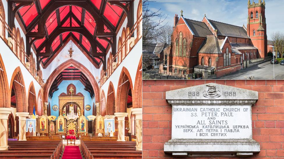 The Ukrainian Catholic Church of St Peter and St Paul and All Saints in Northmoor, Oldham