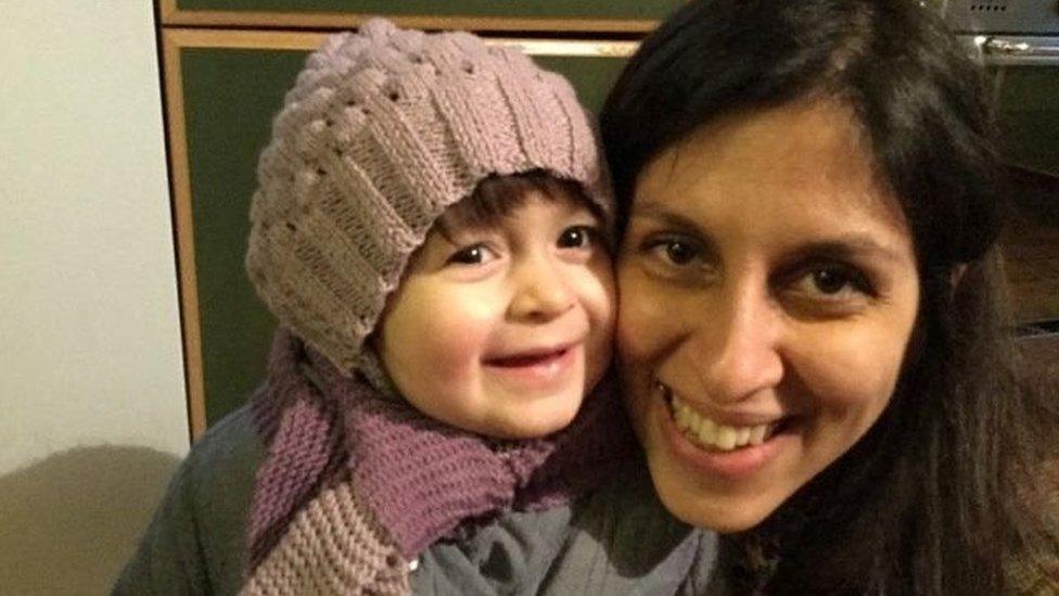 Gabriella with her mother Nazanin Zaghari-Ratcliffe