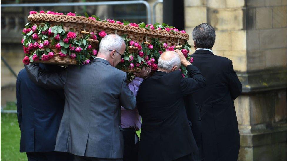 Funeral after the Manchester attack