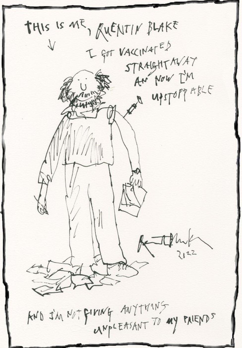 Quentin Blake cartoon