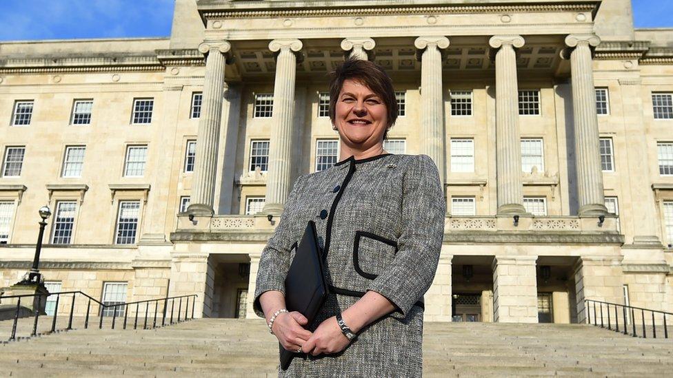 Northern Ireland first minister and DUP leader Arlene Foster