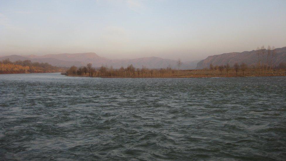 The Yellow River near the Lajia site