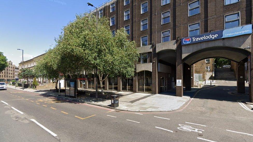 Street view of Travelodge London Farringdon