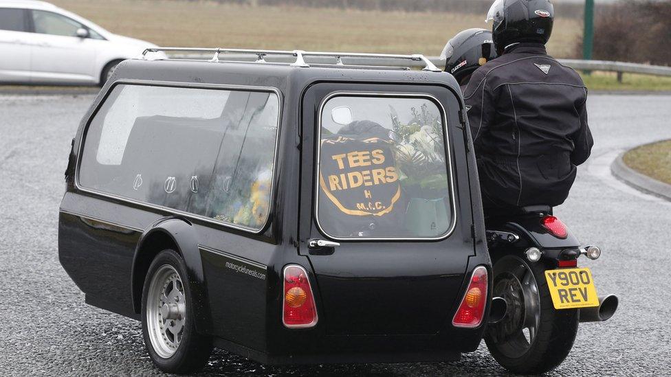 Funeral of Mike Collings