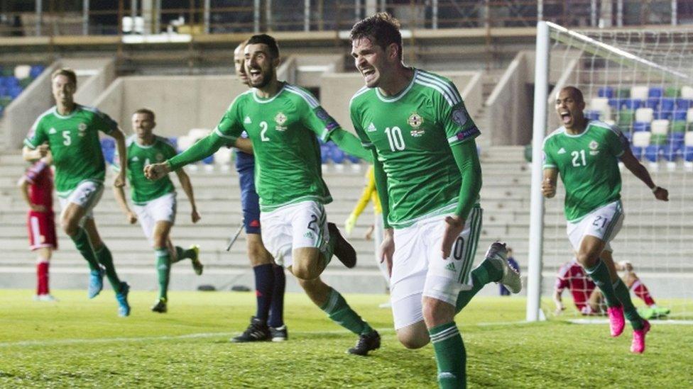 Northern Ireland celebrate