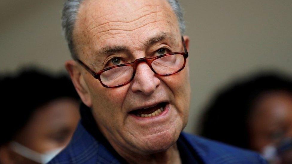 Chuck Schumer is Senate majority leader as well as senator for New York