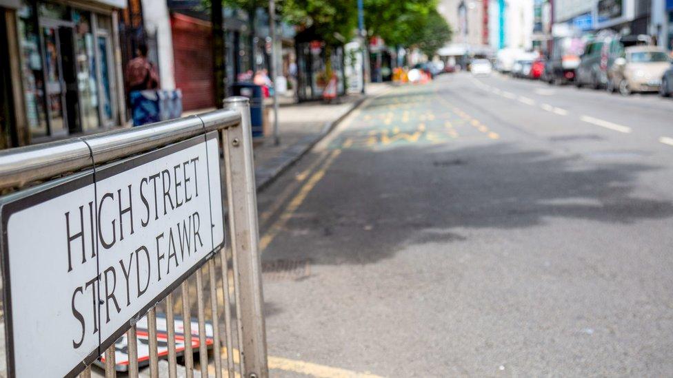 Swansea High Street sign