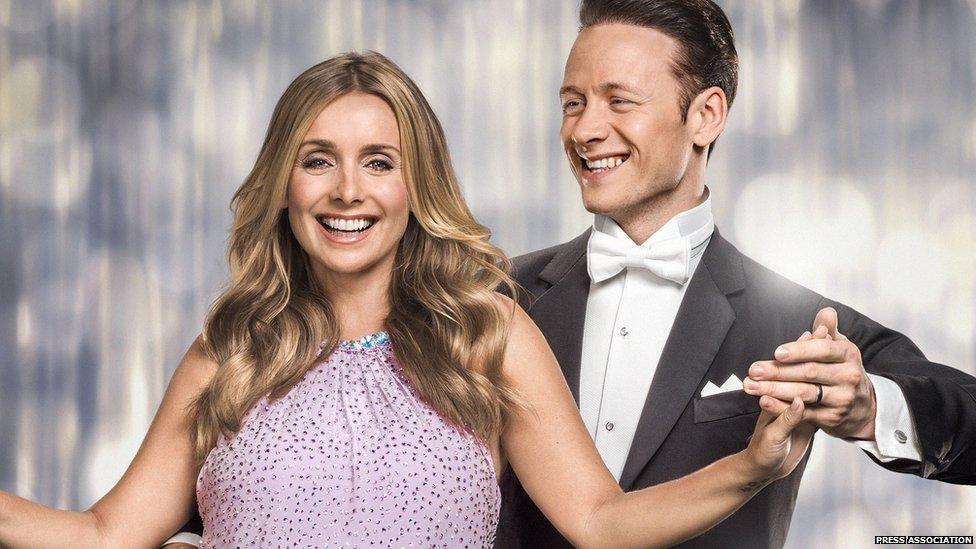 Louise Redknapp with partner Kevin Clifton